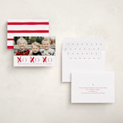 "HOHOXO" - Valentine's Day Cards in Scarlet by Lori Wemple - Assembled