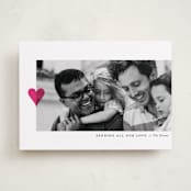 "Modern Heart" - Valentine's Day Cards in Burnt Rose by Up Up Creative - Front
