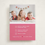 "Pick one" - Valentine's Day Cards in Flamingo by Susan Brown - Front