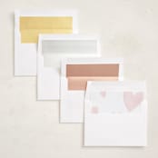 "Sheer Love Hearts" - Valentine's Day Cards in Petal by Iveta Angelova - Envelope Liner Options