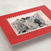 "Postage" - Valentine's Day Cards in Rouge by Jennifer Lew - Detail