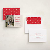 "Valentine Move" - Valentine's Day Cards in Cream by Erica Krystek - Assembled