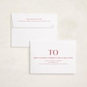 "A Little Late" - Valentine's Day Cards in Blush by Erica Krystek - FREE Recipient Addressing