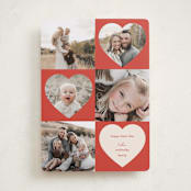"Heart Day" - Valentine's Day Cards in Cherry by Kelly Watkins - Front