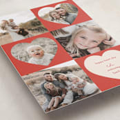 "Heart Day" - Valentine's Day Cards in Cherry by Kelly Watkins - Detail