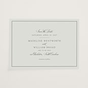 "Wentworth" - Vellum Overlays in Black Tie by Megan Davis - Vellum Overlay