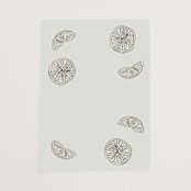 "Garnish" - Vellum Overlays in Olive by Megan Davis - Vellum Overlay