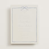 "ribbon bow drawing" - Vellum Overlays in Canopy by Cass Loh - Vellum with Card