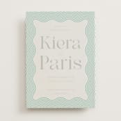 "Good Vibes" - Vellum Overlays in Seafoam by Claudia Orengo - Vellum with Card