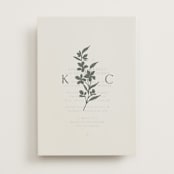 "Simply Elegant" - Vellum Overlays in Juniper by Yaling Hou Suzuki - Vellum with Card