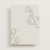 "Bouvardia" - Vellum Overlays in Midnight by Deynaaz Daraei - Vellum with Card