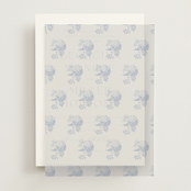 "Cheseapeake" - Vellum Overlays in Periwinkle by Megan Davis - Front