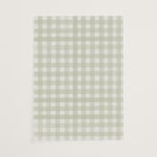 "Classic Gingham" - Vellum Overlays in Matcha by Creo Study - Vellum Overlay