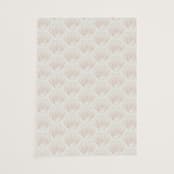 "Simple Seashell" - Vellum Overlays in Coral by Hannah Bowman - Vellum Overlay