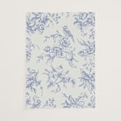 "Dreamy Toile" - Vellum Overlays in Blueberry by Teju Reval - Vellum Overlay