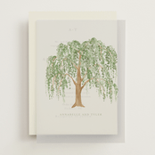 "Weeping Willow (add-on)" - Vellum Overlays in Ivory by Petra Kern - Front