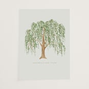 "Weeping Willow (add-on)" - Vellum Overlays in Ivory by Petra Kern - Vellum Overlay