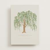 "Weeping Willow (add-on)" - Vellum Overlays in Ivory by Petra Kern - Vellum with Card