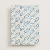 "Oyster" - Vellum Overlays in Oyster Blue by Megan Davis - Vellum with Card