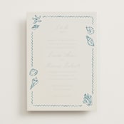 "Puglia" - Vellum Overlays in Ocean by Pati Cascino - Vellum with Card