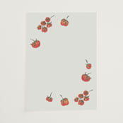 "Petit Pomodoro" - Vellum Overlays in Tomato by Jackie Crawford - Vellum Overlay