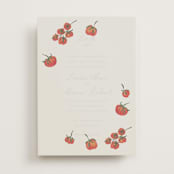 "Petit Pomodoro" - Vellum Overlays in Tomato by Jackie Crawford - Vellum with Card