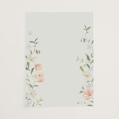 "Garden View" - Vellum Overlays in Peach by Everett Paper Goods - Vellum Overlay