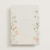 "Garden View" - Vellum Overlays in Peach by Everett Paper Goods - Vellum with Card