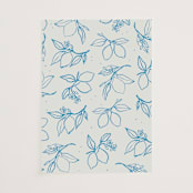 "Mediterraneo" - Vellum Overlays in Ocean by Pati Cascino - Vellum Overlay