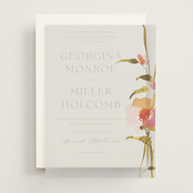 "colorwash floral" - Vellum Overlays in Blossom by Angela Marzuki - Front