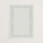"Floral Romance" - Vellum Overlays in Something Blue by Gwen Bedat - Vellum Overlay