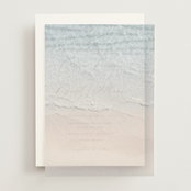 "Gradient State of Mind" - Vellum Overlays in Ocean Blue by Tania Medeiros - Front