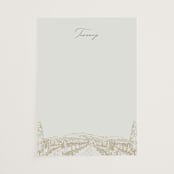 "Vineyard" - Vellum Overlays in Pecan by Sarah Brown - Vellum Overlay