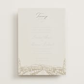 "Vineyard" - Vellum Overlays in Pecan by Sarah Brown - Vellum with Card