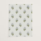 "Blockprint" - Vellum Overlays in Powder Blue by Olivia Kanaley Inman - Vellum Overlay