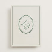 "Scripted" - Vellum Overlays in Emerald by Creo Study - Vellum with Card