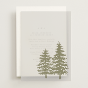 "Evergreens" - Vellum Overlays in Verde by Itsy Belle Studio - Front