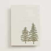 "Evergreens" - Vellum Overlays in Verde by Itsy Belle Studio - Vellum with Card