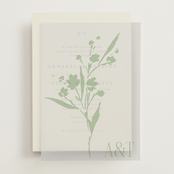 "Helena" - Vellum Overlays in Pistachio by Kate Ahn - Front