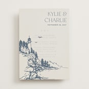 "the cliff" - Vellum Overlays in Periwinkle by Tennie and Co. - Vellum with Card