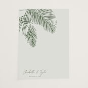 "Palm Arbor" - Vellum Overlays in Sage by Owl and Toad - Vellum Overlay