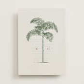 "Palm" - Vellum Overlays in Sage by Melinda Denison - Vellum with Card