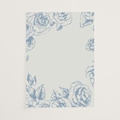 "Garden" - Vellum Overlays in Cerulean by Leah Bisch - Vellum Overlay