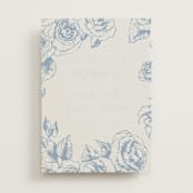 "Garden" - Vellum Overlays in Cerulean by Leah Bisch - Vellum with Card