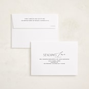 "The Little Valentine" - Valentine's Day Cards in Marshmallow by Sarah Cohn - FREE Recipient Addressing