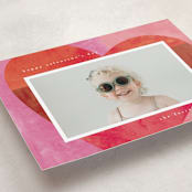 "Biggest Heart" - Valentine's Day Cards in Cherry by Pixel and Hank - Detail