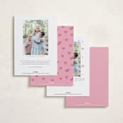 "Sweet Script" - Valentine's Day Cards in White Chocolate by Hooray Creative - Back of Card Options