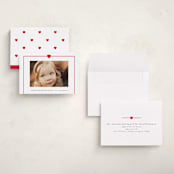 "Simple Heart" - Valentine's Day Cards in Cherry by AK Graphics - Assembled