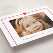 "Simple Heart" - Valentine's Day Cards in Cherry by AK Graphics - Detail