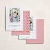 "Delayed Poem" - Valentine's Day Cards in Candy Hearts by Robert and Stella - Back of Card Options
